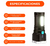Linterna Tactica Militar 4 Led Recargable Usb S03 - tienda online