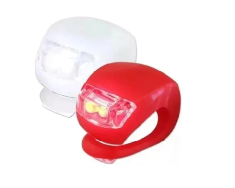 Luz led Silicona - Blanca y Roja - Trasera y delantera