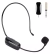 Micrófono Inalámbrico Vincha Recargable Miniplug + Plug Color Negro en internet