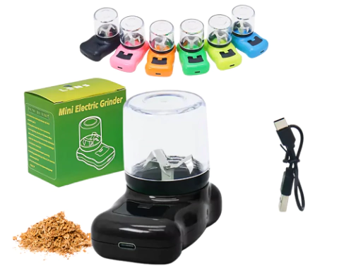 Picador De Tabaco Hierbas Molinillo Electrico Grinder - Recargable