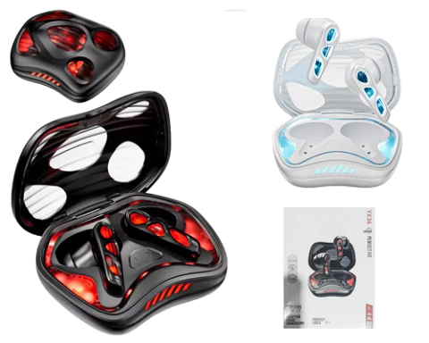 Auriculares Inalámbricos Gamer Yx36 Luces Led Rgb In-ear Tws - comprar online