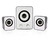Parlantes KOLKE 2.1 USB 25w Potencia Subwoofer Pc Notebook
