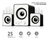 Parlantes KOLKE 2.1 USB 25w Potencia Subwoofer Pc Notebook - comprar online