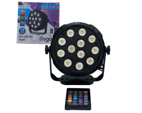 Luz Protón Par 12 Led Rgb Control Remoto Enchufe 220 Soporte - OGAAN - comprar online