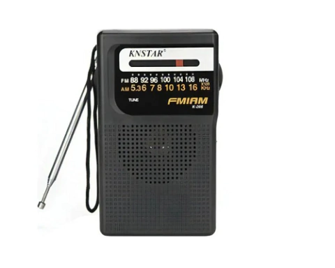 Radio Portátil AM/FM KNSTAR - Con antena - A pilas AA - comprar online