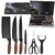 Set de 4 Cuchillos + Tijera + Pelador - HENVO ER-009 - tienda online