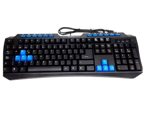 Teclado SEISA - Gamer Multimedia USB