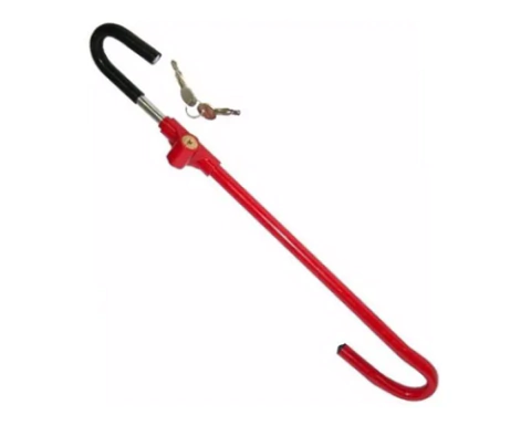 Traba pedal Antirrobo Reforzado Universal Con Dos Llaves