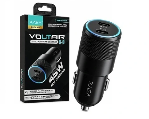 Cargador Auto 12v Voltair Xaea Premium 45w TC + TC