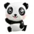 Globo panda safari 50 cm