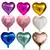 Globo corazon 23 cm x 10 u