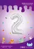 Globo numero 40 cm x 12 - comprar online