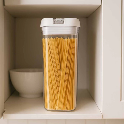 Frasco contenedor cerealero hermético acrílico 1,4 Litros