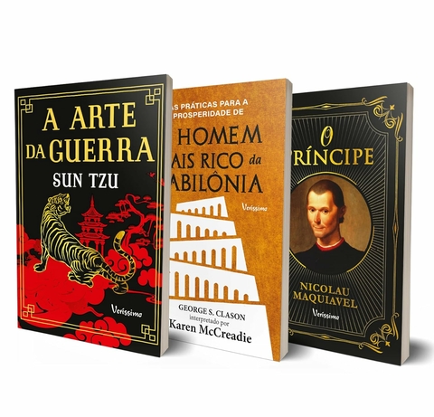 BOX - BIBLIOTECA DA ESTRATÉGIA - NICOLAU MAQUIAVEL, SUN TZU, KAREN MCCREADIE - VERÍSSIMO