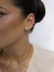 Piercing Fake Cravejado Amarelo - comprar online