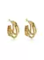 Brinco Argola 3 Tubos Dourado - comprar online