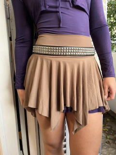 FALDA BICHA CAMEL