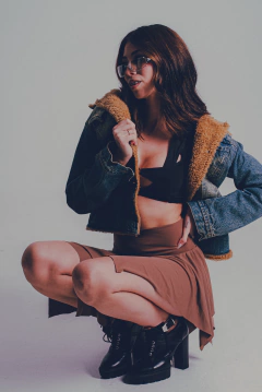 FALDA BICHA CAMEL