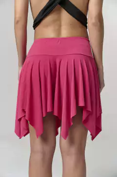 MINI FALDA BICHA DEADSTOCK ROSA - tienda online