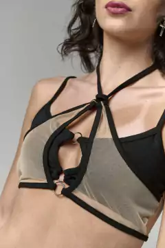 CROP TOP VENENO NUDE en internet