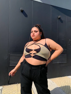 CROP TOP VENENO NUDE - comprar online