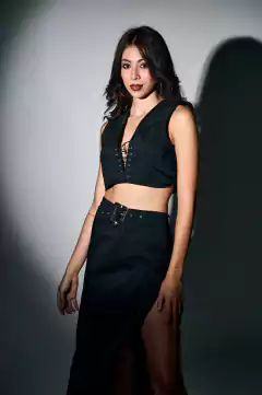 CROP TOP CHALECO VICIO - tienda online