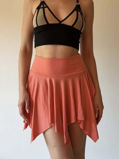 FALDA BICHA SALMÓN DEADSTOCK