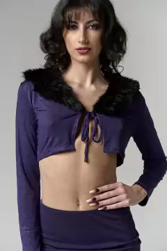 CROP TOP 2000s VIOLETAS - comprar online