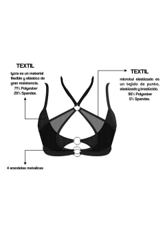 CROP TOP VENENO NEGRO PRE VENTA (LEER DESCRIPCIÓN) - comprar online