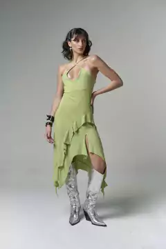 VESTIDO ICONICA DEADSTOCK VERDE