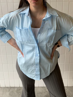 CAMISA OFFICE CELESTE - Kaliptra