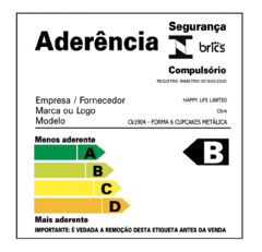 Forma Antiaderente para 6 Cupcakes - Design Gallery Santos 