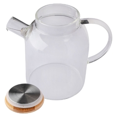 Jarra de Vidro com Tampa e Coador para Frutas - 1,75L - Design Gallery Santos 