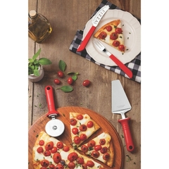 Imagem do Kit para Pizza 14pcs Tramontina + 6 Pratos Fatia de Pizza