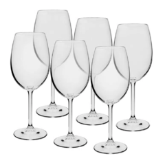 Jogo 6 Taças para Vinho Colibri 450ml - Cristal Bohemia - comprar online