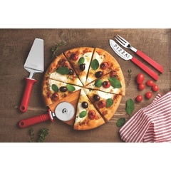 Kit para Pizza 14pcs Tramontina + 6 Pratos Fatia de Pizza - loja online