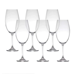 Jogo 6 Taças Vinho Tinto Fulica Bohemia - 630ml - comprar online