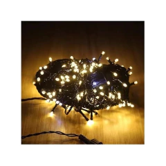 Cordão 300 LEDS Warm Fixo Conector M/F 220V - loja online