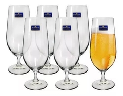 Jogo 6 Taças para Cerveja Colibri Cristal Bohemia - 380ml