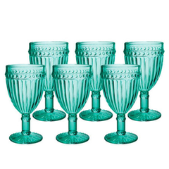 Jogo 6 Taças para Vinho Empire Tiffany - 240ml