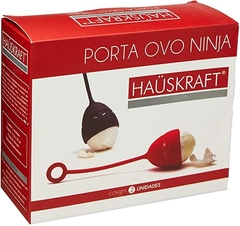 Porta Ovo Ninja Vermelho - 2 peças