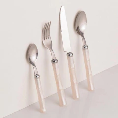 Faqueiro Bambu Marfim Luxo - 24 Peças na internet