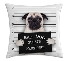 Capa para Almofada Estampa Pets