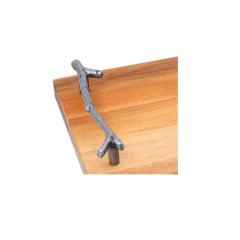 Bandeja Retangular Acácia com Alça Twing﻿ - comprar online