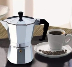 Cafeteira Italiana em Alumínio - 3 Xícaras - Design Gallery Santos 