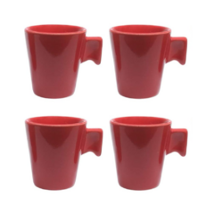 Conjunto 04 Canecas em Cerâmica﻿ - 85ml