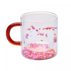 Caneca Flowers com Parede Dupla - 300ml - comprar online