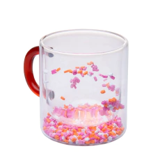 Caneca Flowers com Parede Dupla - 300ml