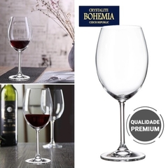Jogo 6 Taças para Vinho Colibri 450ml - Cristal Bohemia