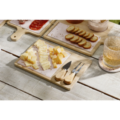 Conjunto para Queijo Terrazo - Design Gallery Santos 
